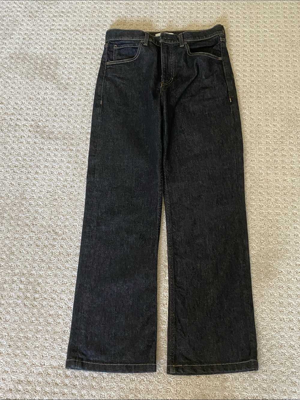 Banana Republic Dark Wash Barrel Curve Jeans